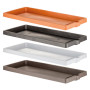 SOTTOVASO PER FIORIERA RETTANGOLARE cm 60 x 25 x 3
