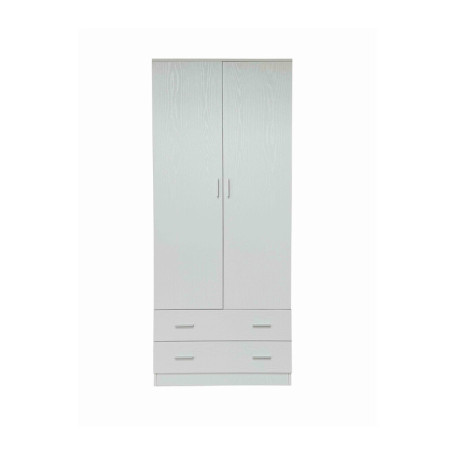ARMADIO SPACE 2+2C BIANCO FRASSINO CM 80X52X190