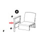 R FIANCO G X SALOTTO RESINA VENEZIA 4 PZ BIANCO