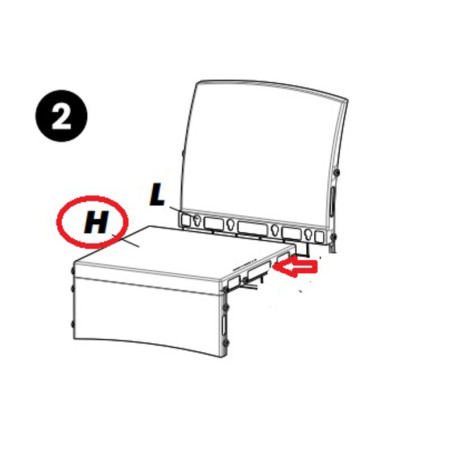 R SEDUTA H X SALOTTO RESINA VENEZIA 4 PZ BIANCO