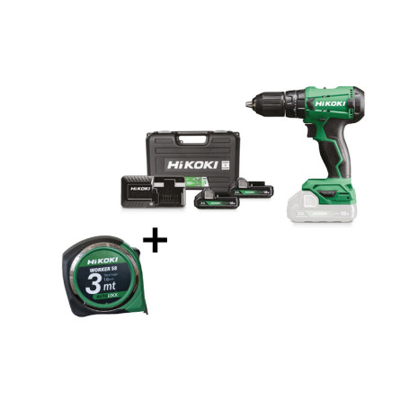 HIKOKI SET TRAPANO AVVITAT DV18DA 18V C\PERC + ACC