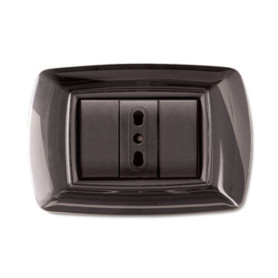 PLACCA LIFE LIVING PLAST NERO GLITTERING 3P