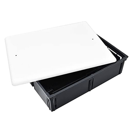 CASSETTA ALLOGGIO ED ISPEZIONE COLLETTORI  UNICA  cm 40 x 24 x 8