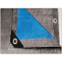 TELONE OCCHIELLATO  EXTRA PESANTE  mt 6 x 10 - 245 gr/mq.