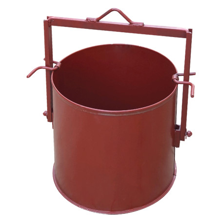 SECCHIONE PORTACALCE CILINDRICO Lt. 90  diametro  47 x H 47 x H tot. 66
