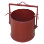 SECCHIONE PORTACALCE CILINDRICO Lt. 90  diametro  47 x H 47 x H tot. 66