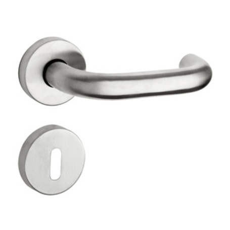 MANIGLIA ACCIAIO INOX L101 BOCCHETTA PATENT SAT