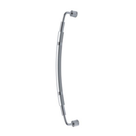 MANIGLIONE ACCIAIO INOX 3 V 30 590 MM SATINATO