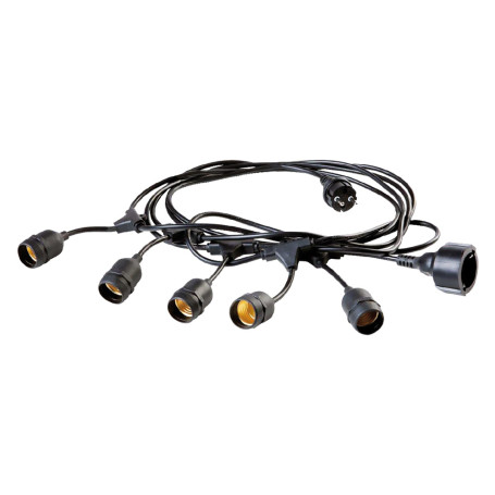 LUMINARIA  ENJOY  cavo mt.5 - 5 portalampade - bianco