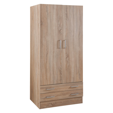 ARMADIO DUE ANTE LINEA  DRAMA  cm. 46 x 82 x h.184 - cemento