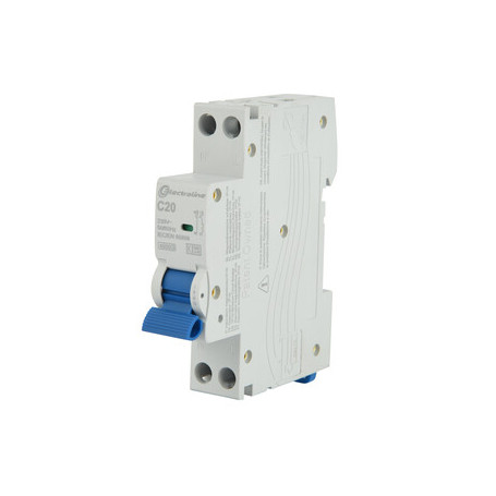 INTERRUTTORE MAGNETOTERMICO 20A 6KA 1P+N 4