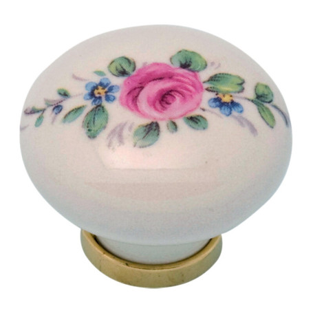 POMOLO PORCELLANA TONDO C\BASE F\20 31X26 MM