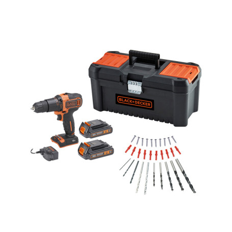 B+D TRAPANO C\PERC BDCHD18C2TA-QW 18V + 30 ACC