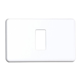 COPRINTERRUTTORE PLASTICA 1P BIANCO**