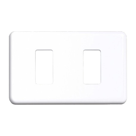 COPRINTERRUTTORE PLASTICA 2P BIANCO**
