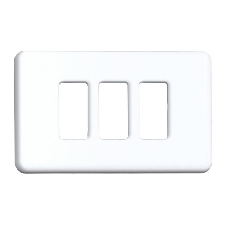 COPRINTERRUTTORE PLASTICA 3P BIANCO**