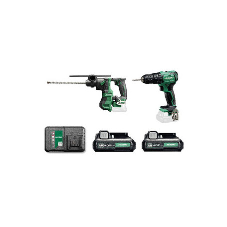 HIKOKI SET TRAPANO+TASSELLATORE KC12DH 12V