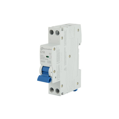 INTERRUTTORE MAGNETOTERMICO 10A 6KA 1P+N 4