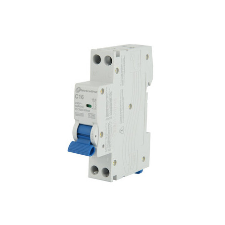 INTERRUTTORE MAGNETOTERMICO 16A 6KA 1P+N 4