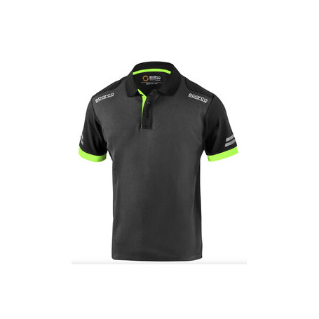 SPARCO POLO TOLEDO GREY GREEN TG L