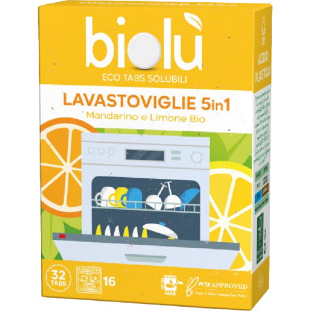 DETERSIVO LAVASTOVIGLIE ECO TABS 5 IN 1 32 TABS