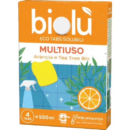 ECO TABS SOLUBILI DETERGENTE MULTIUSO 4 TABS