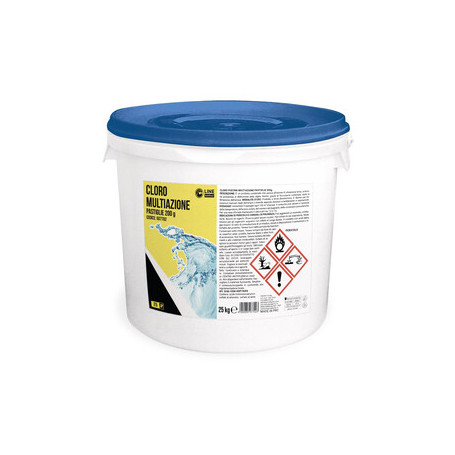 C CLORO PISCINA MULTIAZIONE PASTIGLIE 200 G CF 25KG