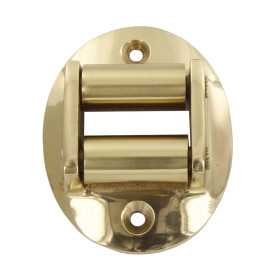 GUIDACINGHIA OTTONE OVALE CROMO SATINATO*