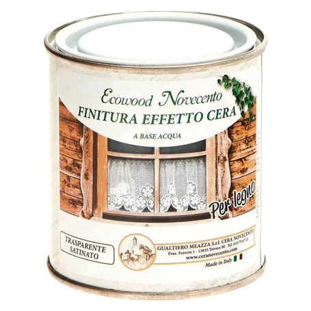 IMPREGNANTE CEROSO ALL ACQUA Ecowood - ml. 750 bianco decapè