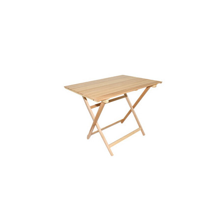 TAVOLO LEGNO PIEGHEVOLE 100X60X75CM NOCE