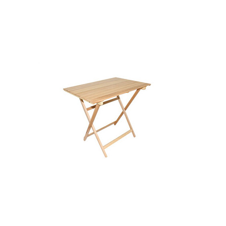 TAVOLO LEGNO PIEGHEVOLE 80X60X75CM NOCE