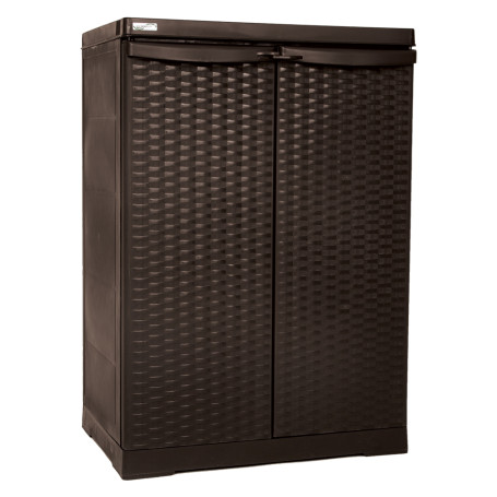 ARMADIO BASSO  RATTAN WENGE  cm L 65x P 45x H 91