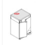 R PANNELLO SUPERIORE  X KIT COPRILAVATRICE RESINA 68X64XH88 CM BIANCO
