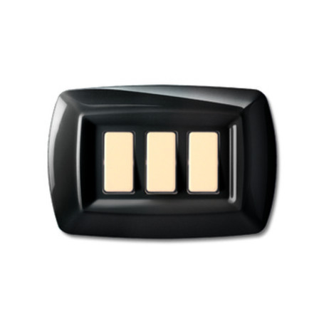 TONDO PLACCA MAGIC PLAST 3P NERO