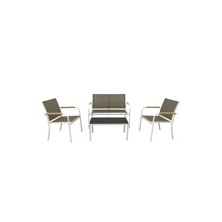 C SET SALOTTO MENTON 4 PEZZI BEIGE