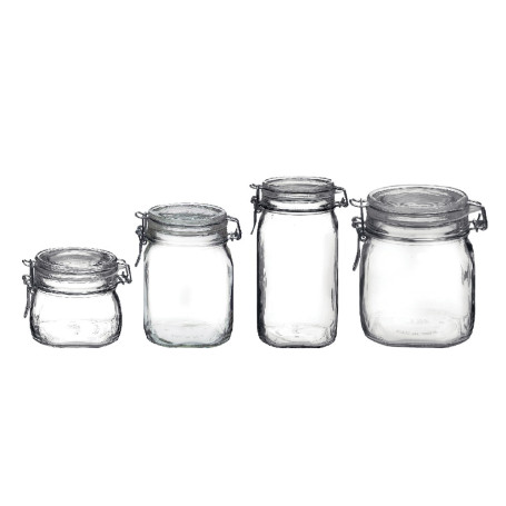 VASO ERMETICO IN VETRO PER ALIMENTI  FIDO  200 ml