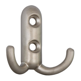 APPENDIABITI A 2 GANCI 45X45 MM NICHEL OPACO