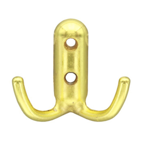 APPENDIABITI A 2 GANCI 45X45 MM ORO LUCIDO