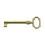 CHIAVE P\MOBILI 33727 27X69 MM OTTONE LUCIDO