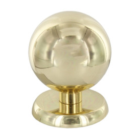 POMOLO OTTONE SFERICO D 70 MM LUCIDO