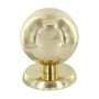 POMOLO OTTONE SFERICO D 70 MM LUCIDO