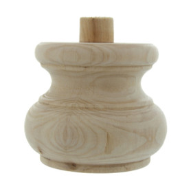 PIEDE IN LEGNO ONTANO 53008 95X75 MM