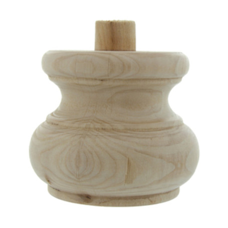 PIEDE IN LEGNO ONTANO 53008 95X75 MM