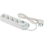 MULTIPRESA CON INTERRUTTORE  OMEGA  mt. 3 - nera