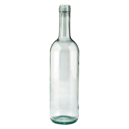 BOTTIGLIA IN VETRO TIPO  BORDOLESE  750 ml - colore mezzo bianco