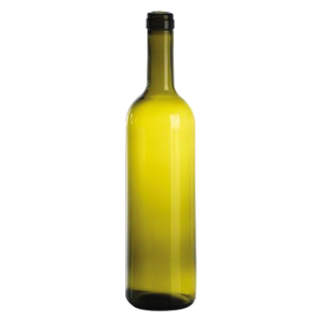 BOTTIGLIA IN VETRO TIPO  BORDOLESE LEGGERA  750 ml - colore uvag