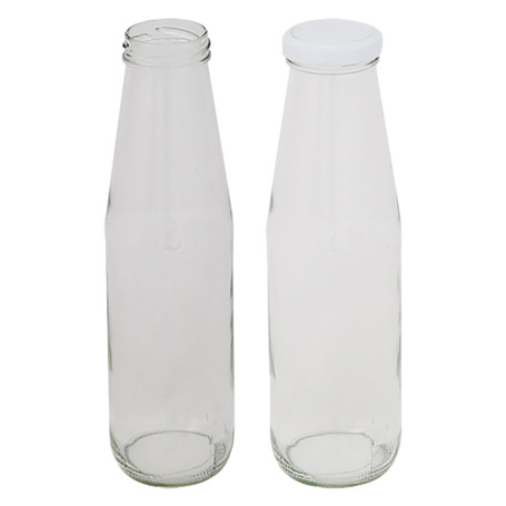BOTTIGLIA IN VETRO  BOCCACCIO  PER ALIMENTI TIPO  PASSATA  720 ml - imbocc.  diametro  53 mm s/tappo