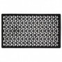 ZERBINO "STELLATO" NERO C BORDO CM 40X70