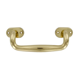 MANIGLIONE OTTONE 610 ZANCATO 240 MM LUC VERN