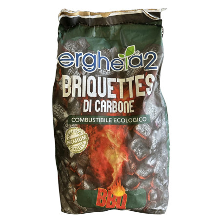 CARBONE VEGETALE PER GRILL  ERGHEIA2  Kg 3 ca.